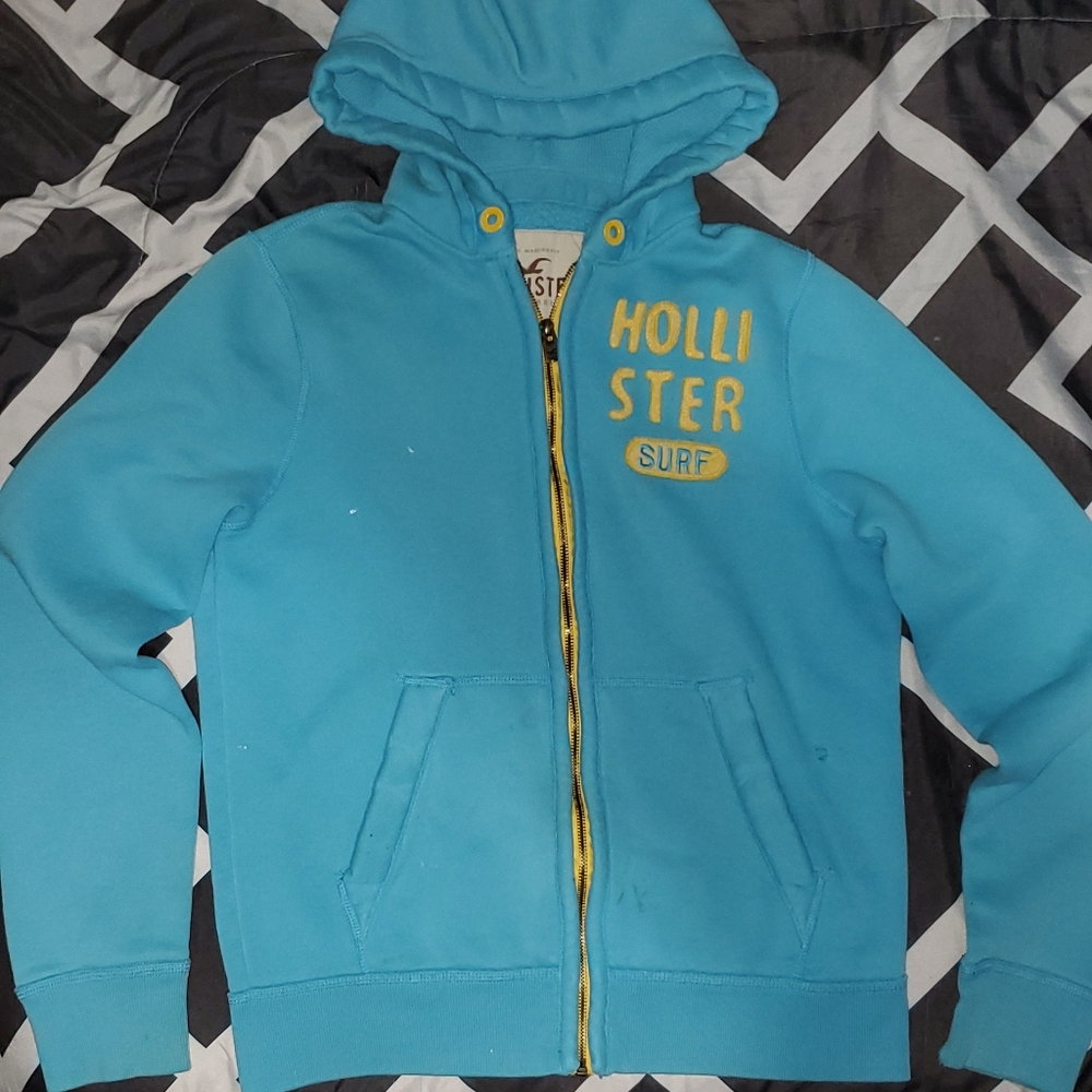 Hollister zip up hoodie